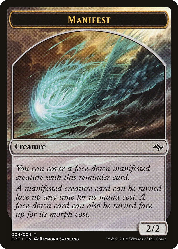 Manifest — Fate Reforged — Magic: The Gathering