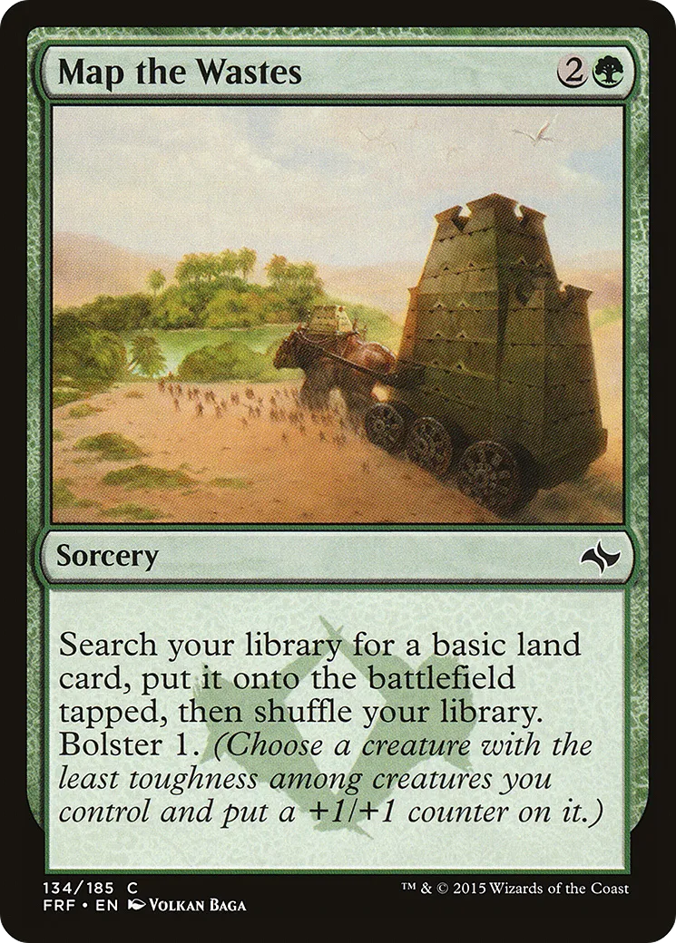 Map the Wastes from Fate Reforged - Magic: The Gathering