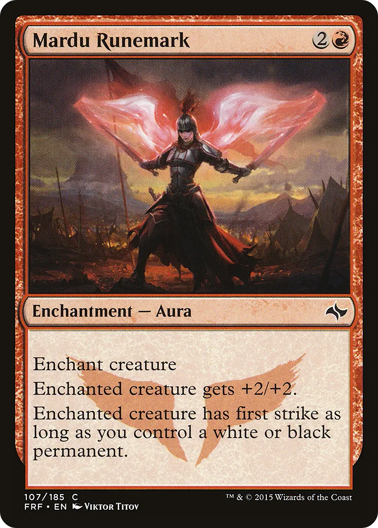 Mardu Runemark — Fate Reforged — Magic: The Gathering
