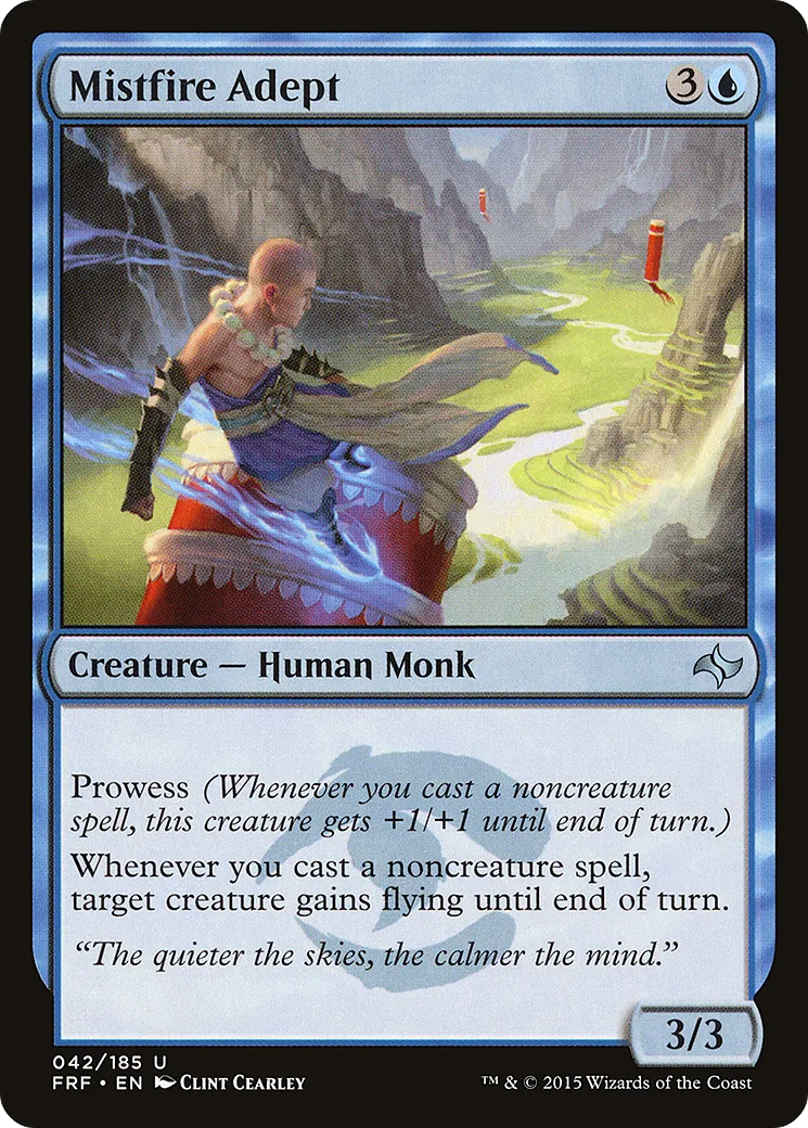 Mistfire Adept — Fate Reforged — Magic: The Gathering