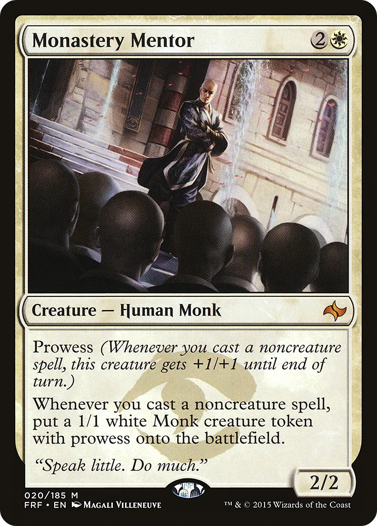 Monastery Mentor from Fate Reforged - Magic: The Gathering