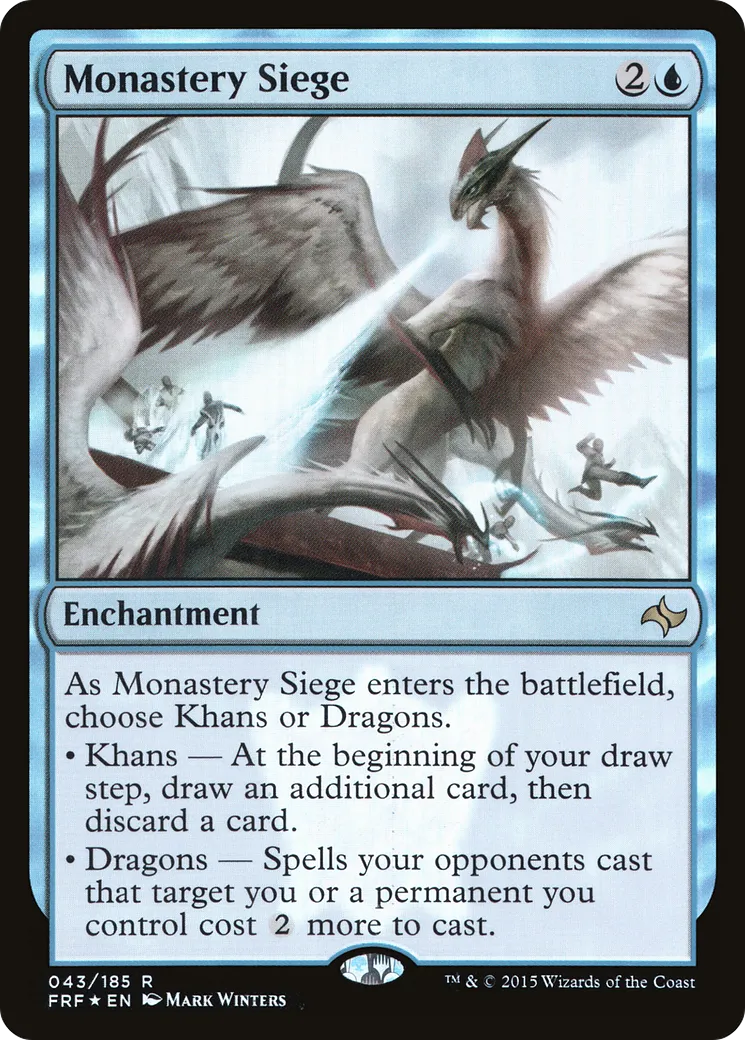 Monastery Siege from Fate Reforged - Magic: The Gathering