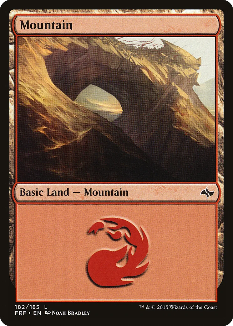 Mountain from Fate Reforged - Magic: The Gathering