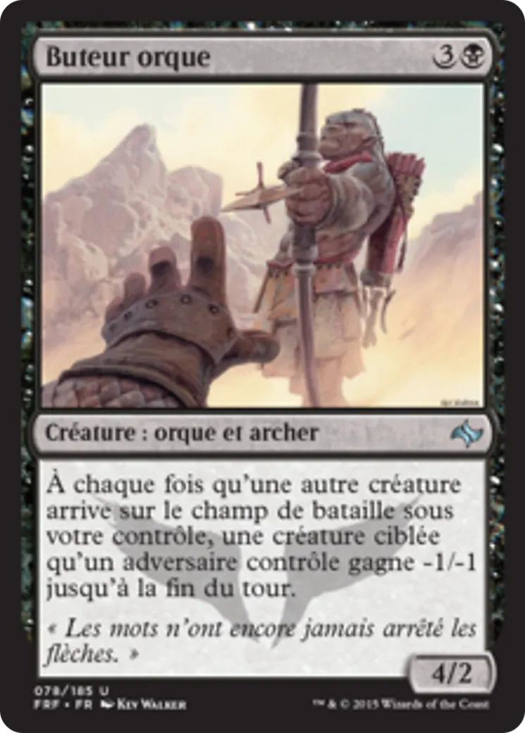 Buteur orque — Fate Reforged — Magic: The Gathering