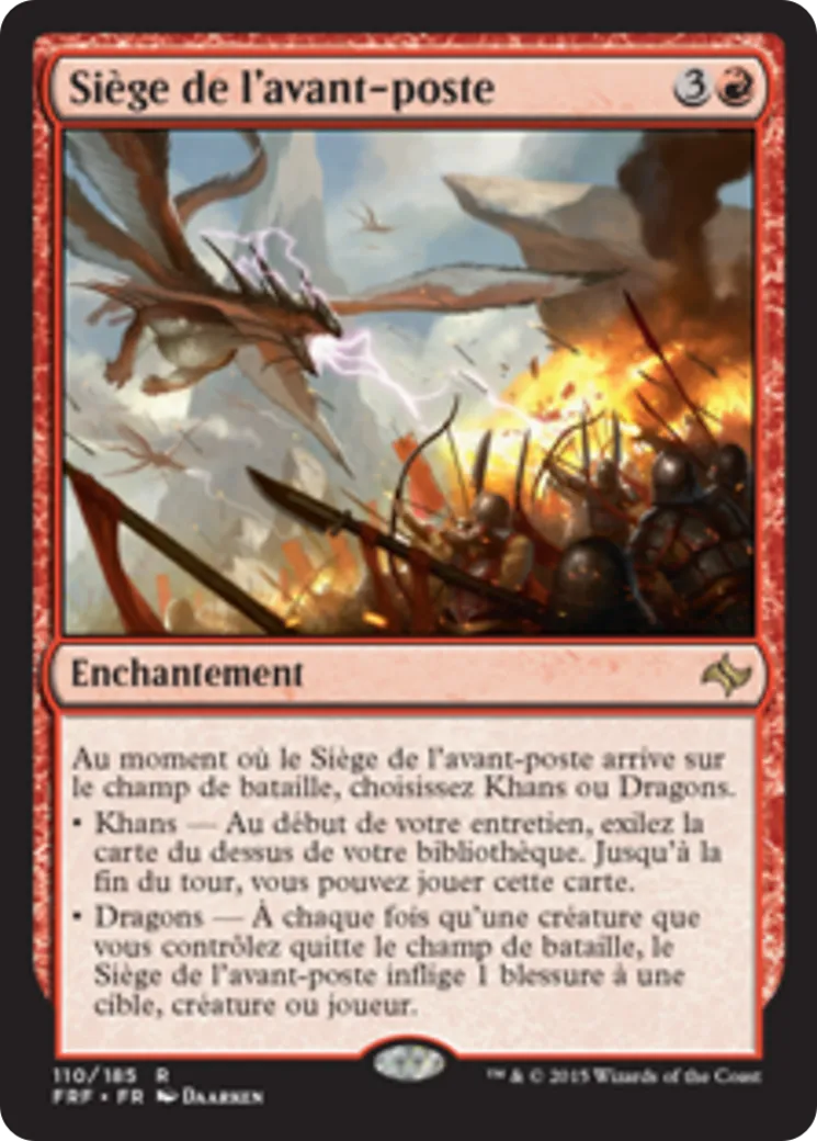 Siège de l'avant-poste from Fate Reforged - Magic: The Gathering