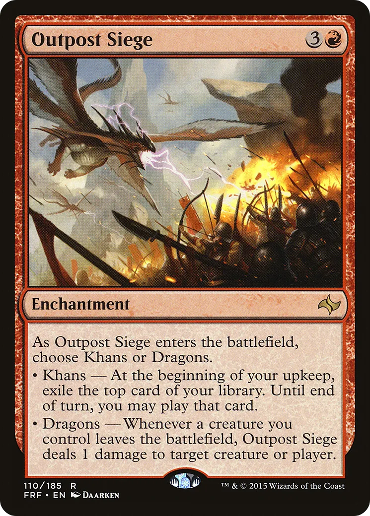 Siège de l'avant-poste — Fate Reforged — Magic: The Gathering