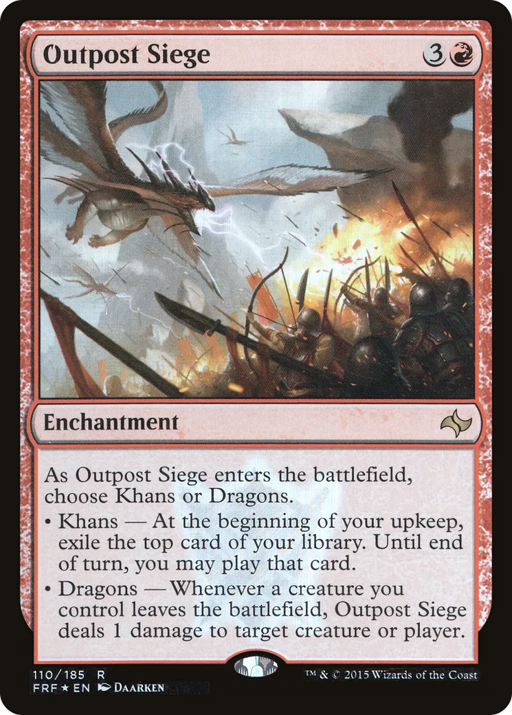 Siège de l'avant-poste — Fate Reforged — Magic: The Gathering