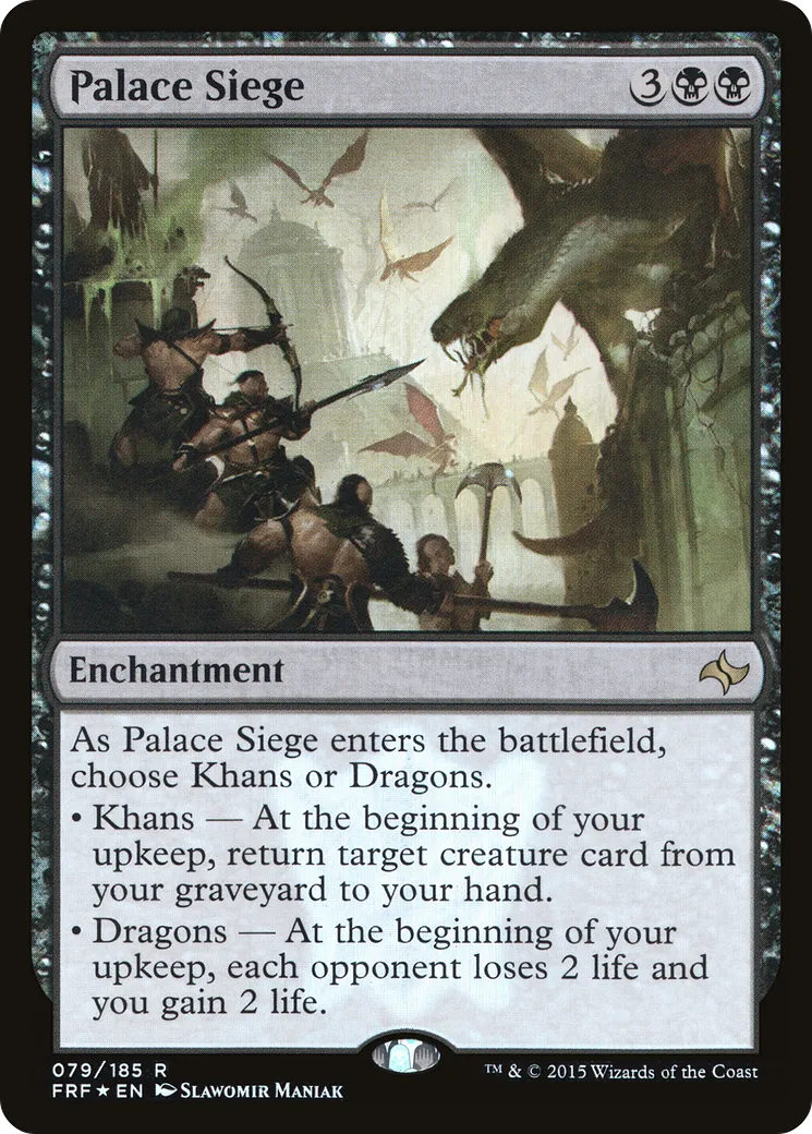 Palace Siege from Fate Reforged - Magic: The Gathering