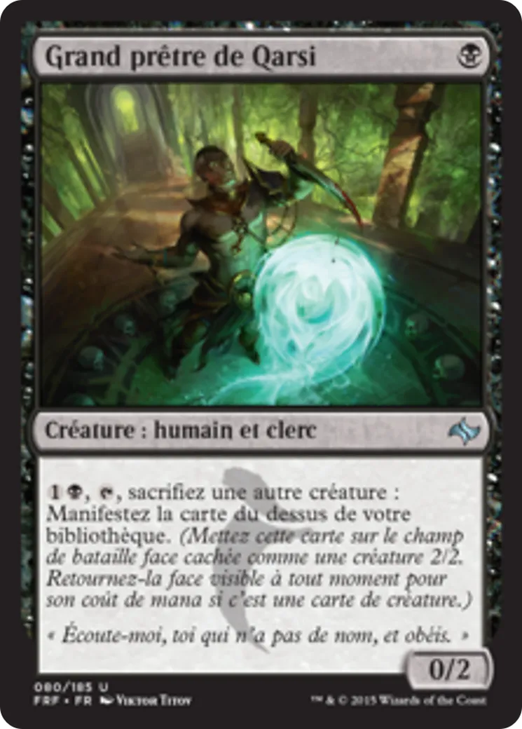 Grand prêtre de Qarsi — Fate Reforged — Magic: The Gathering