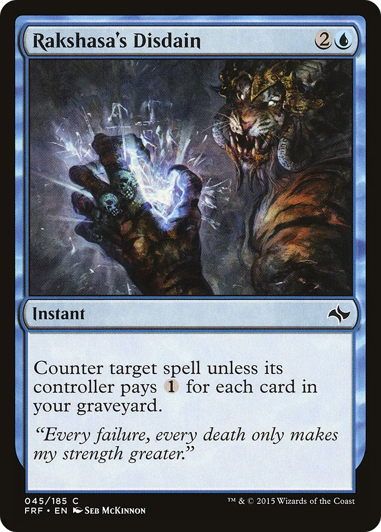 Dédain du rakshasa — Fate Reforged — Magic: The Gathering