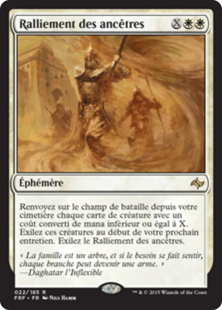 Ralliement des ancêtres — Fate Reforged — Magic: The Gathering