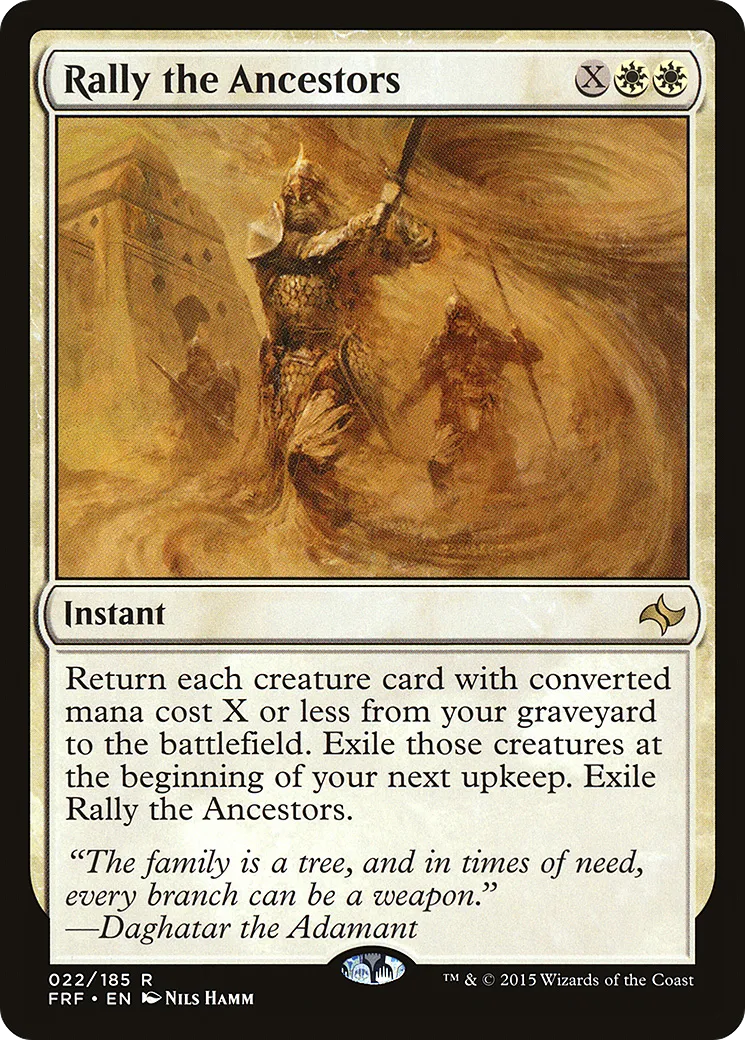 Rally the Ancestors — Fate Reforged — Magic: The Gathering