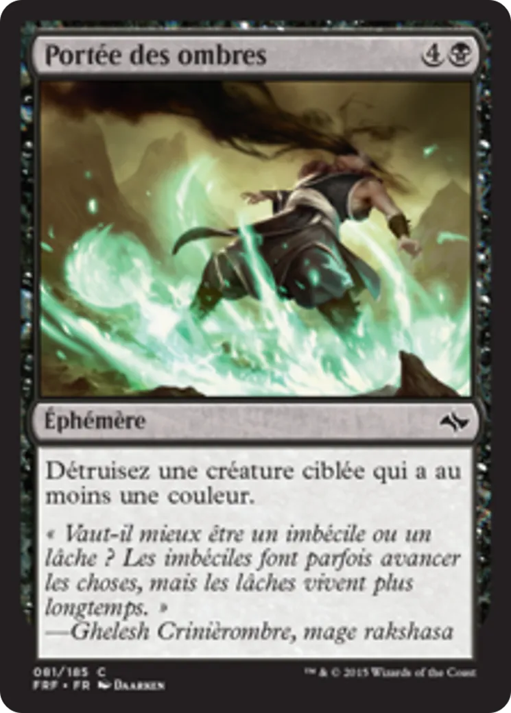 Portée des ombres — Fate Reforged — Magic: The Gathering