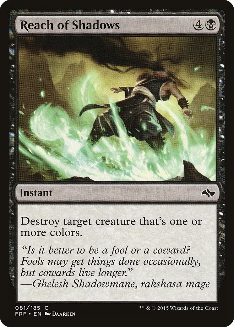 Reach of Shadows — Fate Reforged — Magic: The Gathering