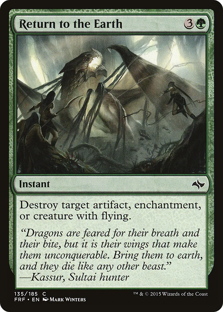 Return to the Earth from Fate Reforged - Magic: The Gathering