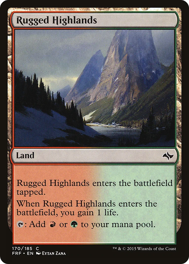 Hautes terres rocailleuses — Fate Reforged — Magic: The Gathering