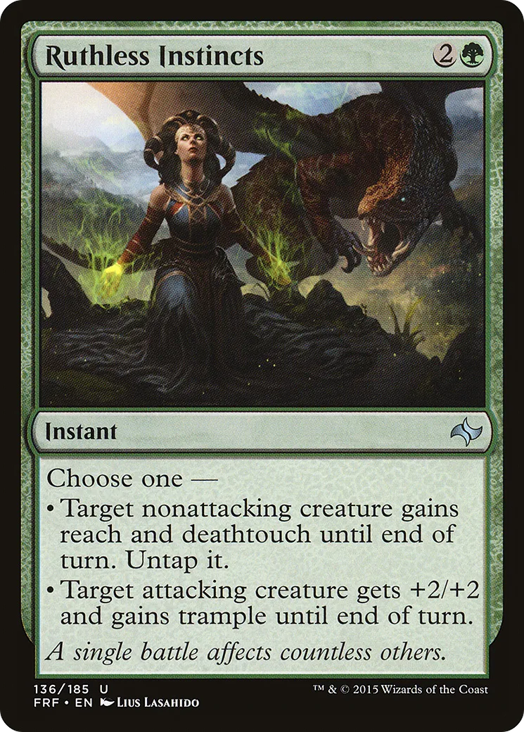 Instincts impitoyables — Fate Reforged — Magic: The Gathering