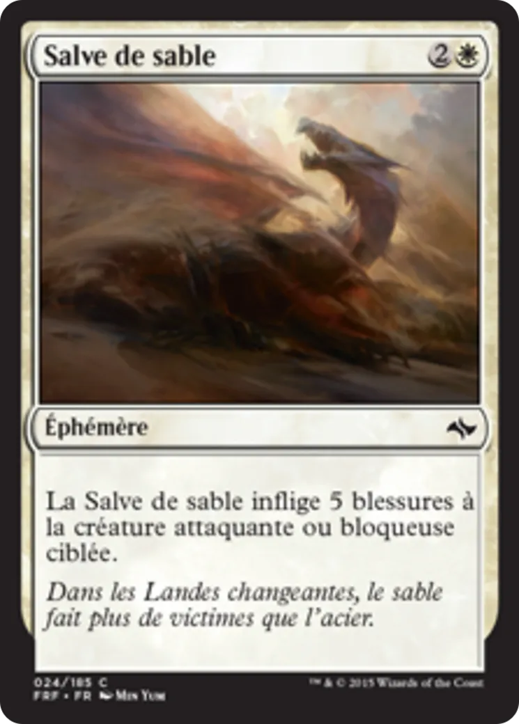 Salve de sable — Fate Reforged — Magic: The Gathering