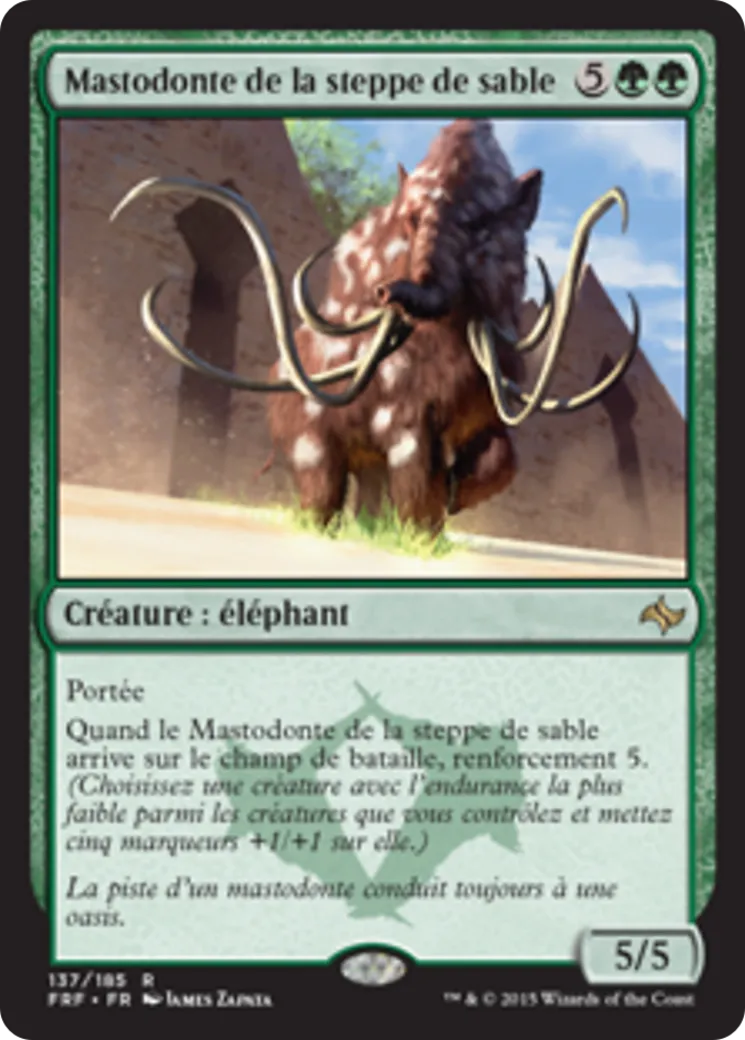 Mastodonte de la steppe de sable — Fate Reforged — Magic: The Gathering