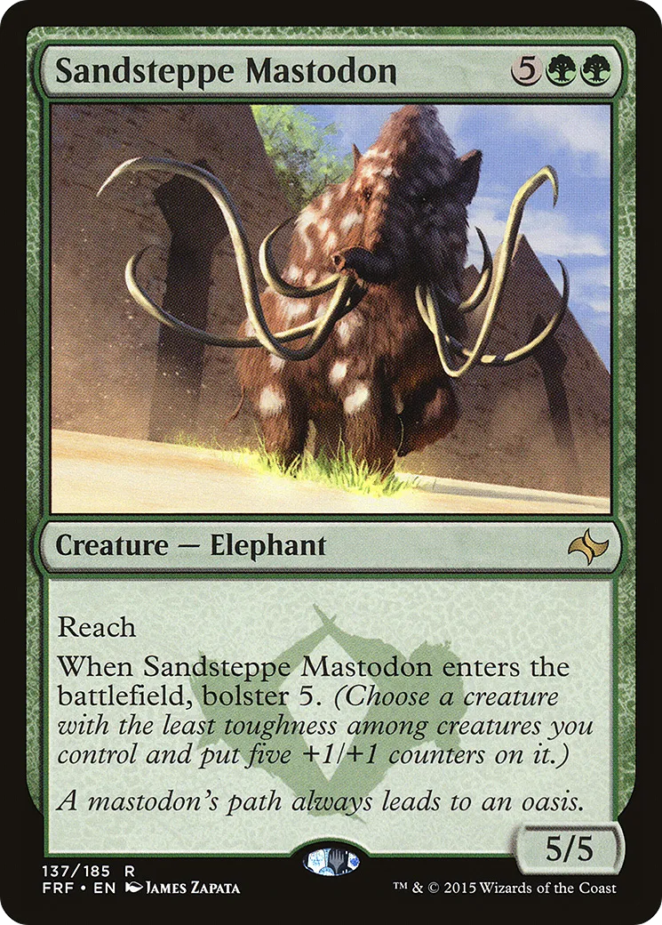 Sandsteppe Mastodon — Fate Reforged — Magic: The Gathering