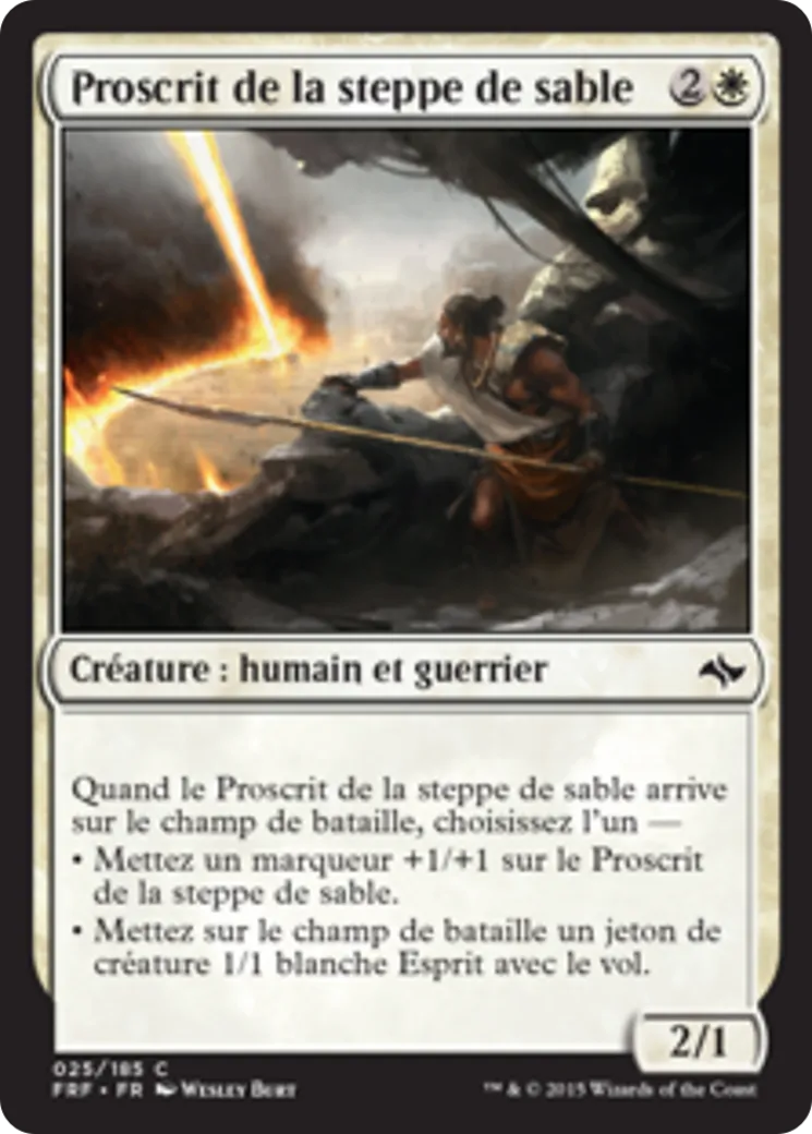 Proscrit de la steppe de sable — Fate Reforged — Magic: The Gathering