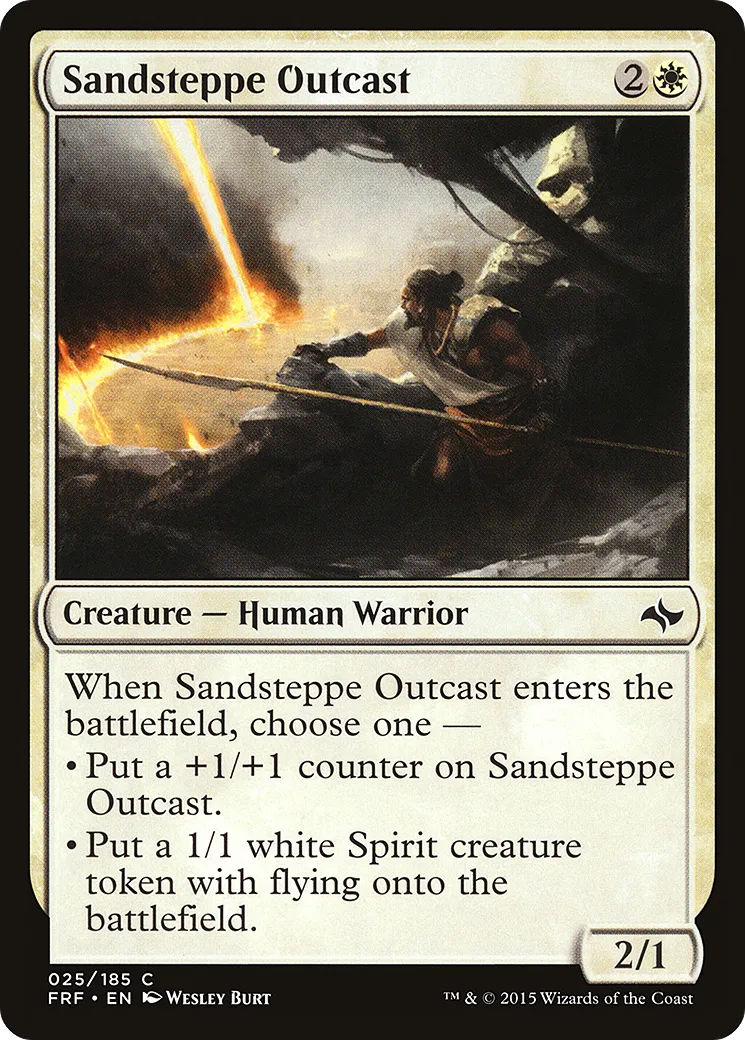 Proscrit de la steppe de sable — Fate Reforged — Magic: The Gathering
