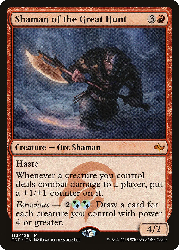 Shaman of the Great Hunt — Fate Reforged — Magic: The Gathering