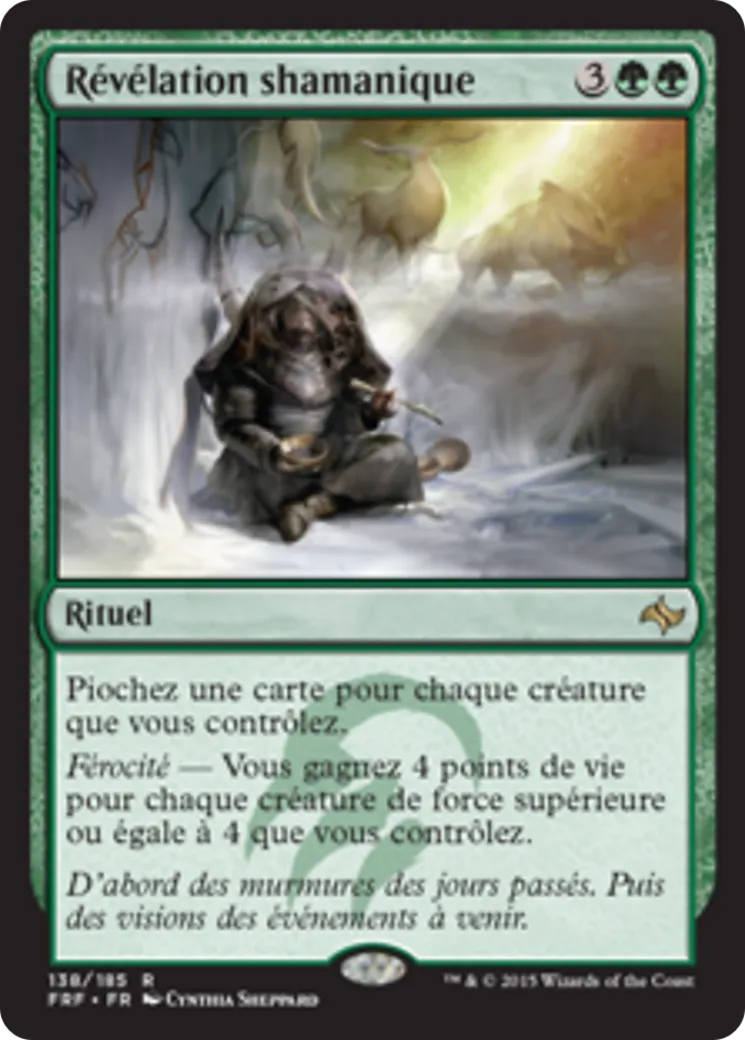 Révélation shamanique — Fate Reforged — Magic: The Gathering