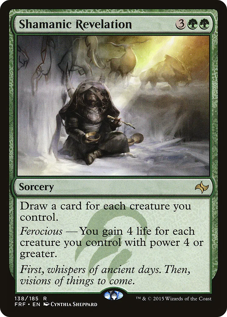 Révélation shamanique — Fate Reforged — Magic: The Gathering