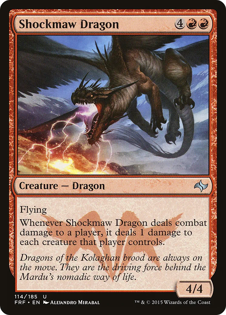 Dragon chocgueule — Fate Reforged — Magic: The Gathering