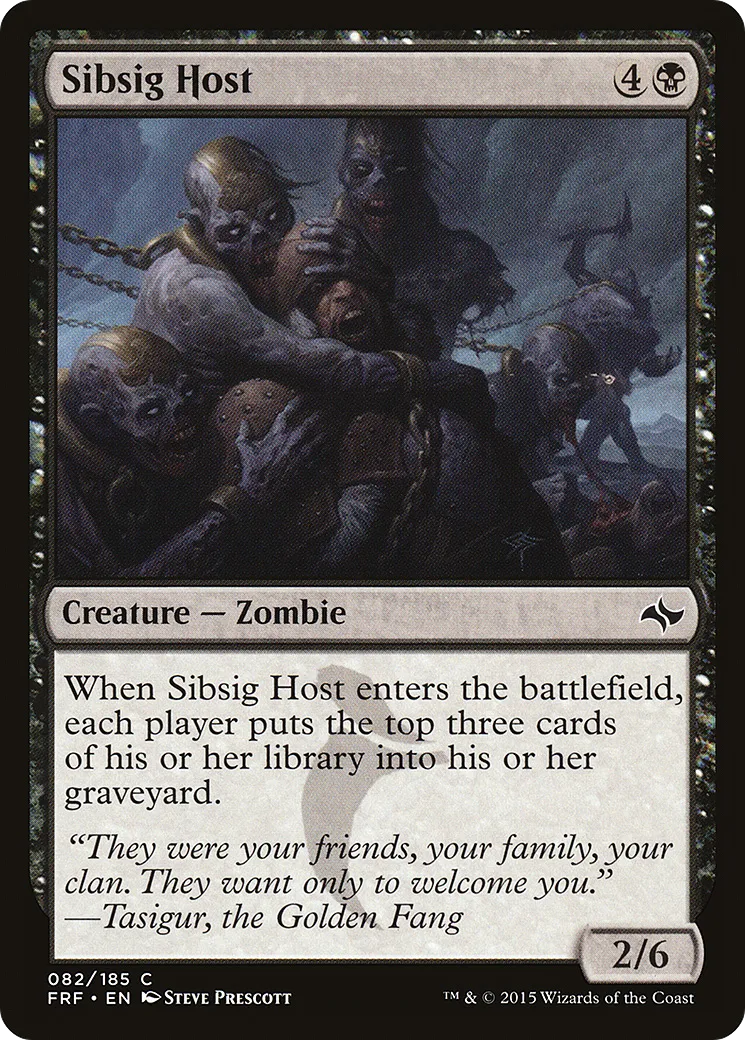 Sibsig Host — Fate Reforged — Magic: The Gathering