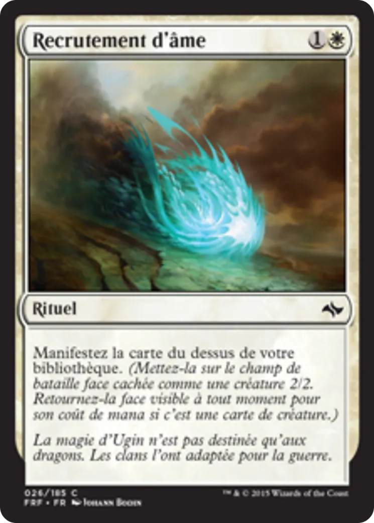 Recrutement d'âme — Fate Reforged — Magic: The Gathering