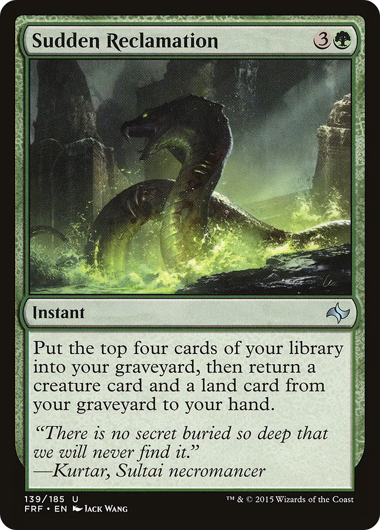Restauration soudaine — Fate Reforged — Magic: The Gathering