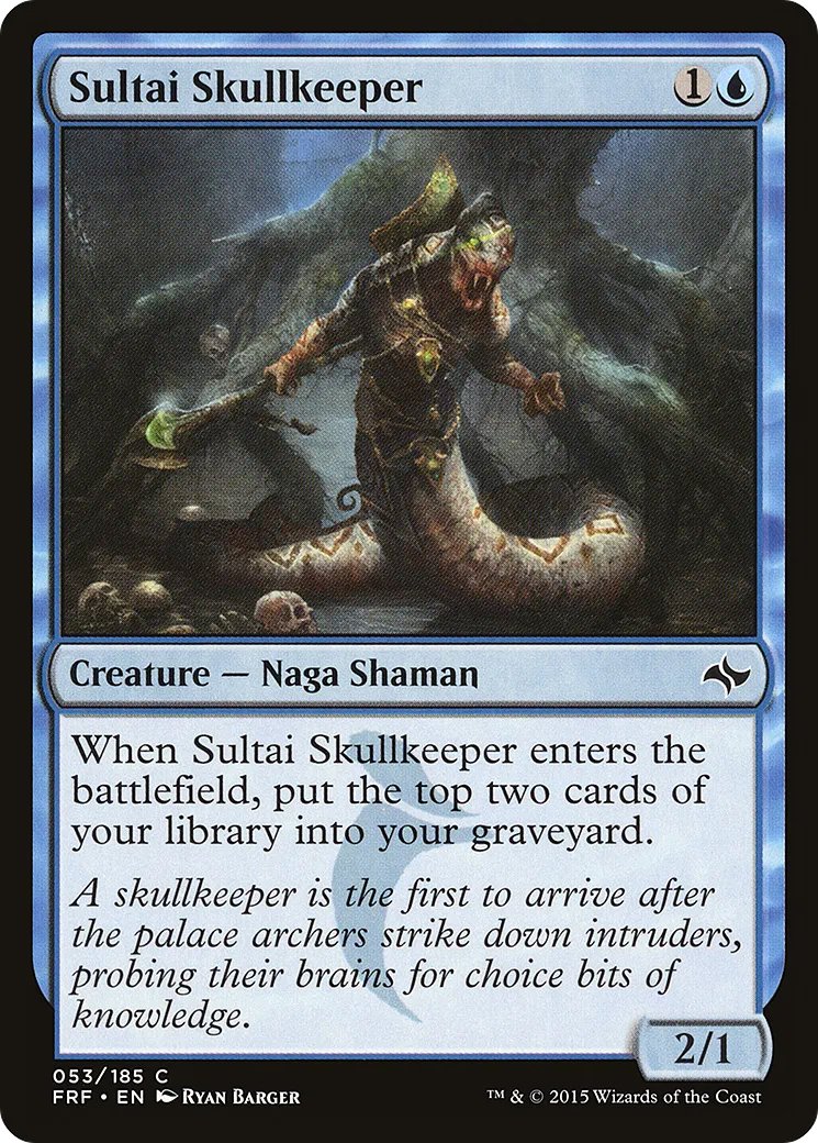 Sultai Skullkeeper — Fate Reforged — Magic: The Gathering