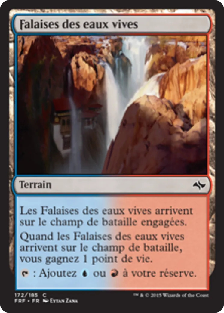 Falaises des eaux vives — Fate Reforged — Magic: The Gathering