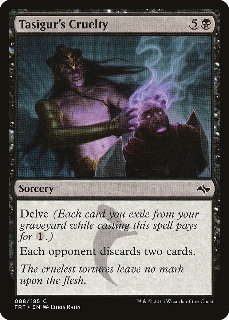 Tasigur's Cruelty — Fate Reforged — Magic: The Gathering