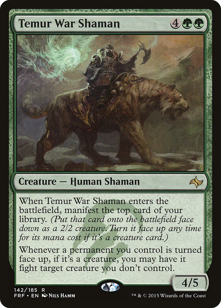 Shamane de guerre temurien — Fate Reforged — Magic: The Gathering