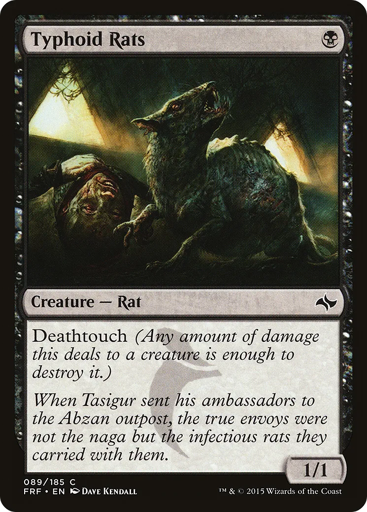Typhoid Rats — Fate Reforged — Magic: The Gathering
