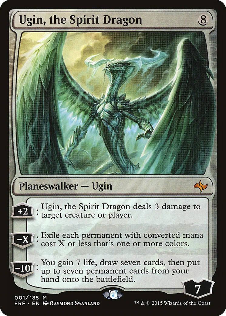 Ugin, the Spirit Dragon from Fate Reforged - Magic: The Gathering