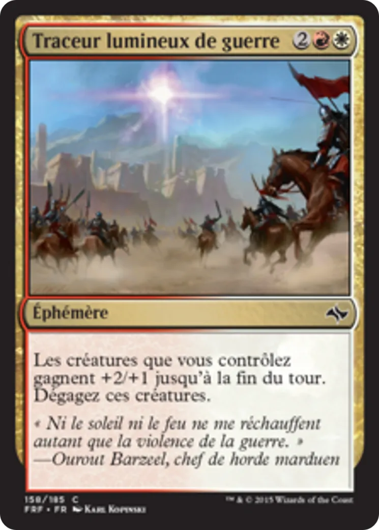 Traceur lumineux de guerre — Fate Reforged — Magic: The Gathering