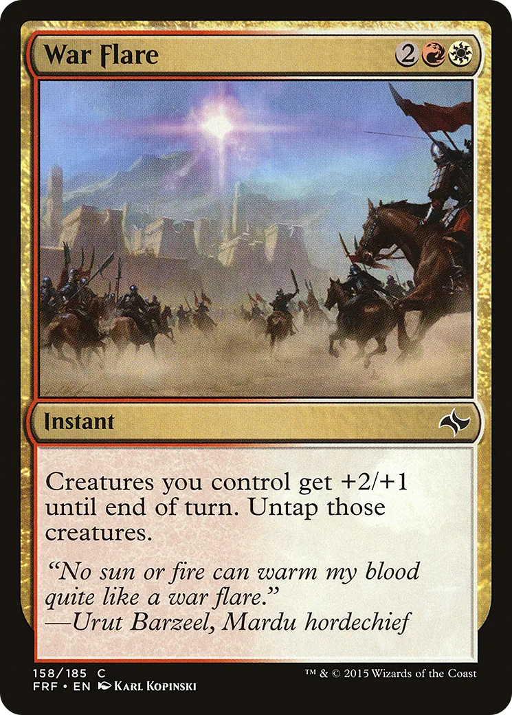 Traceur lumineux de guerre — Fate Reforged — Magic: The Gathering