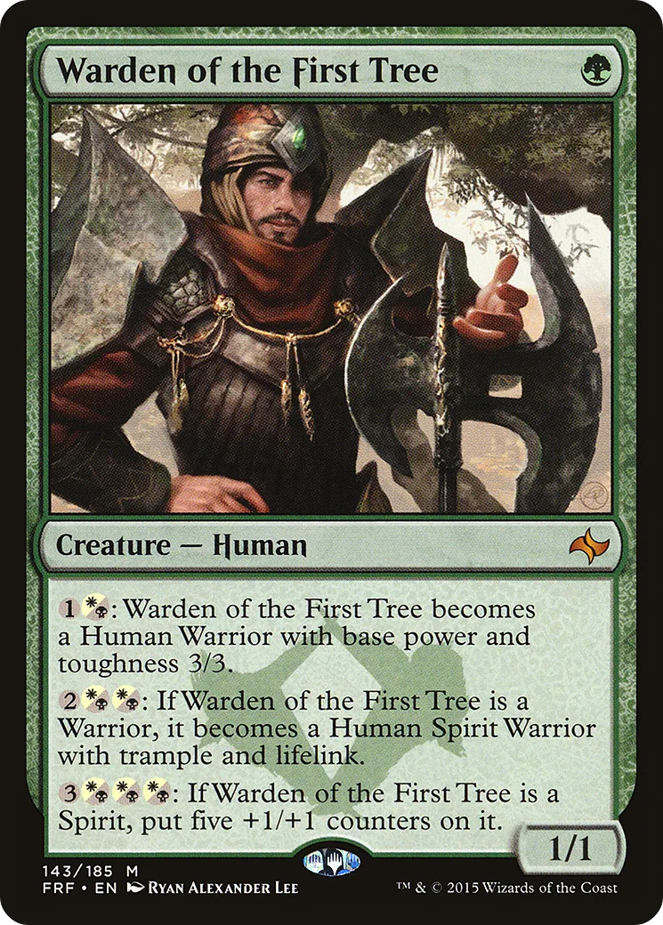 Warden of the First Tree — Fate Reforged — Magic: The Gathering