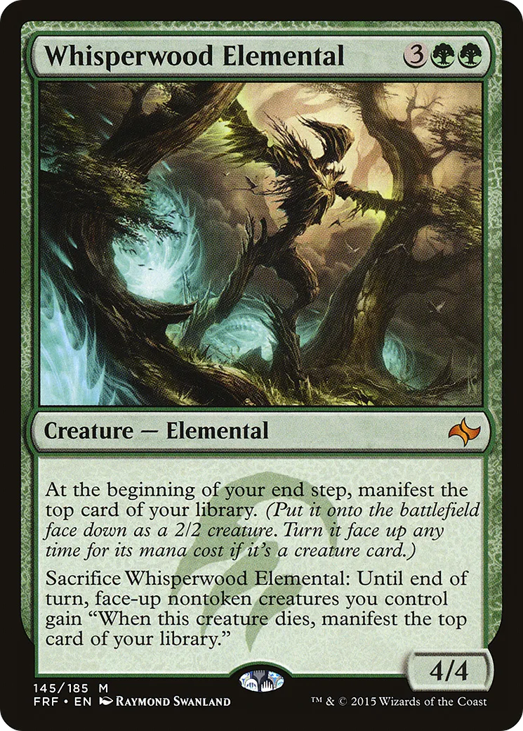 Whisperwood Elemental from Fate Reforged - Magic: The Gathering