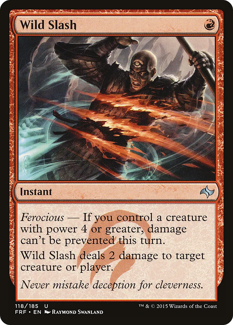 Balafre sauvage — Fate Reforged — Magic: The Gathering