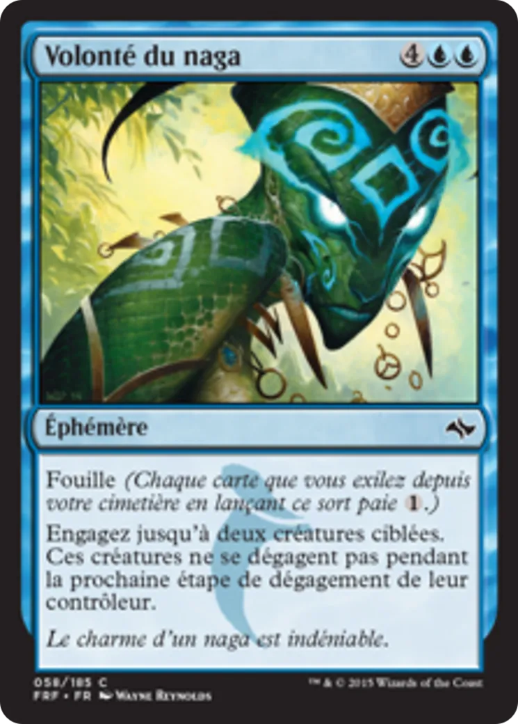 Volonté du naga — Fate Reforged — Magic: The Gathering