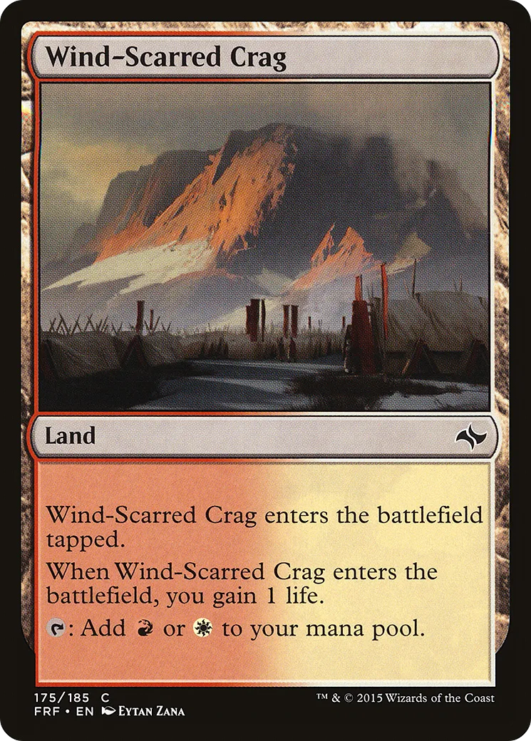 Wind-Scarred Crag — Fate Reforged — Magic: The Gathering