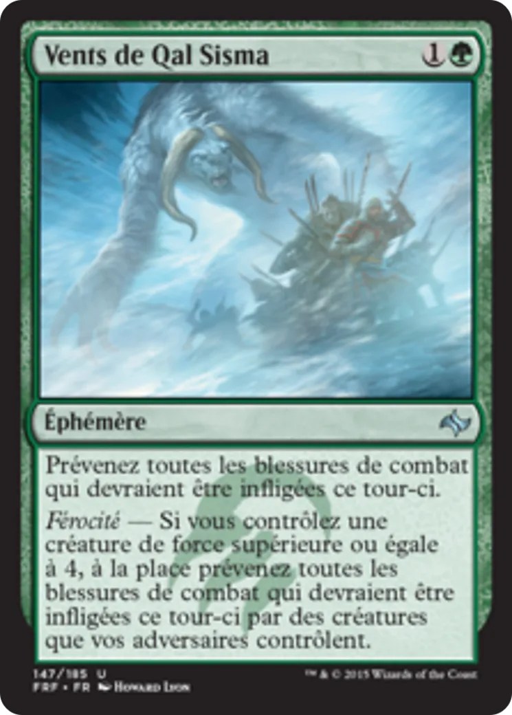 Vents de Qal Sisma — Fate Reforged — Magic: The Gathering