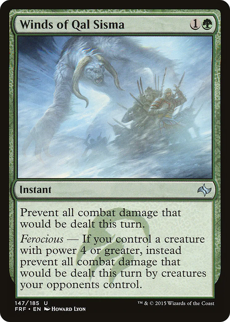 Vents de Qal Sisma — Fate Reforged — Magic: The Gathering