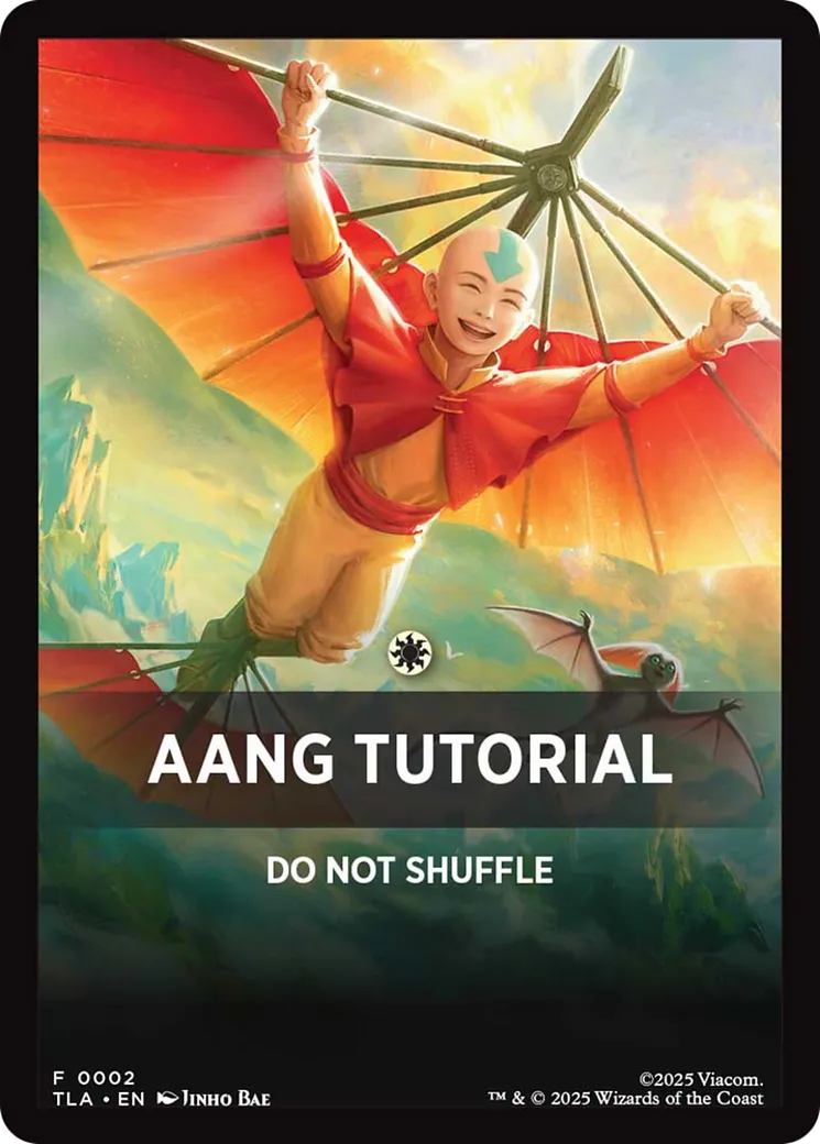 Aang Tutorial — Avatar: The Last Airbender Beginner Box Front Cards — Magic: The Gathering