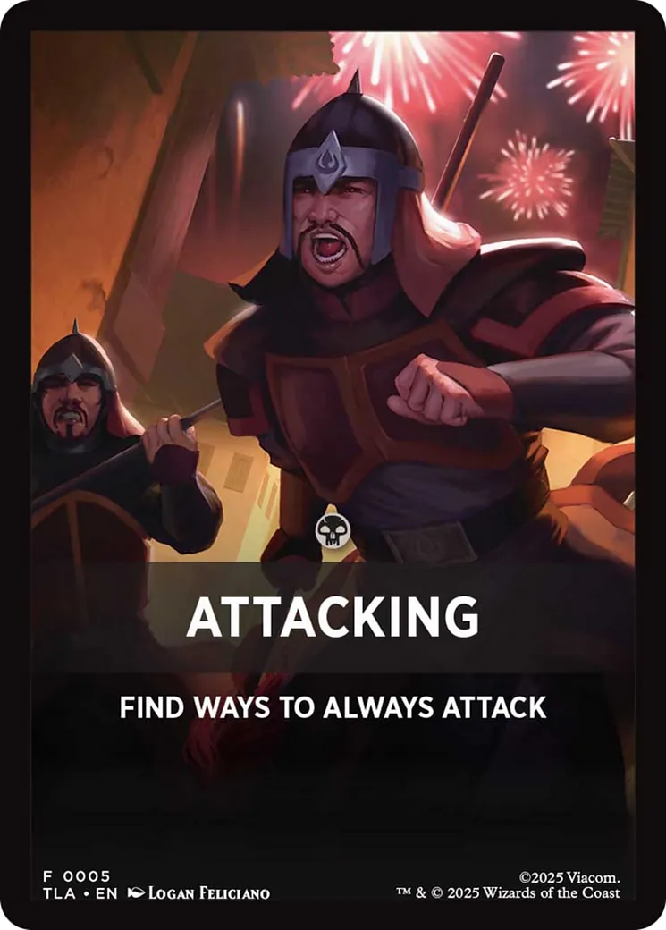 Attacking — Avatar: The Last Airbender Beginner Box Front Cards — Magic: The Gathering